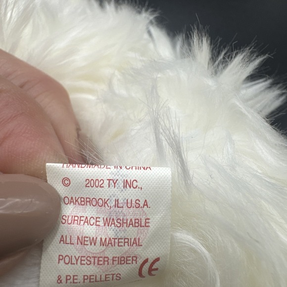 Ty Beanie Baby Snocap the White‎ Snow Fox 8" Rare - Picture 7 of 10
